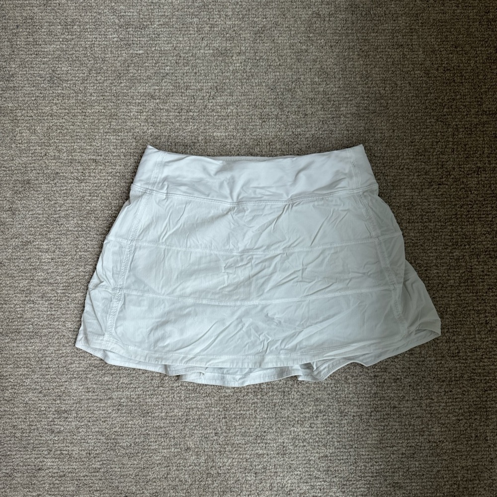 Lululemon Athletica White Skorts Lightweight Athletic Design